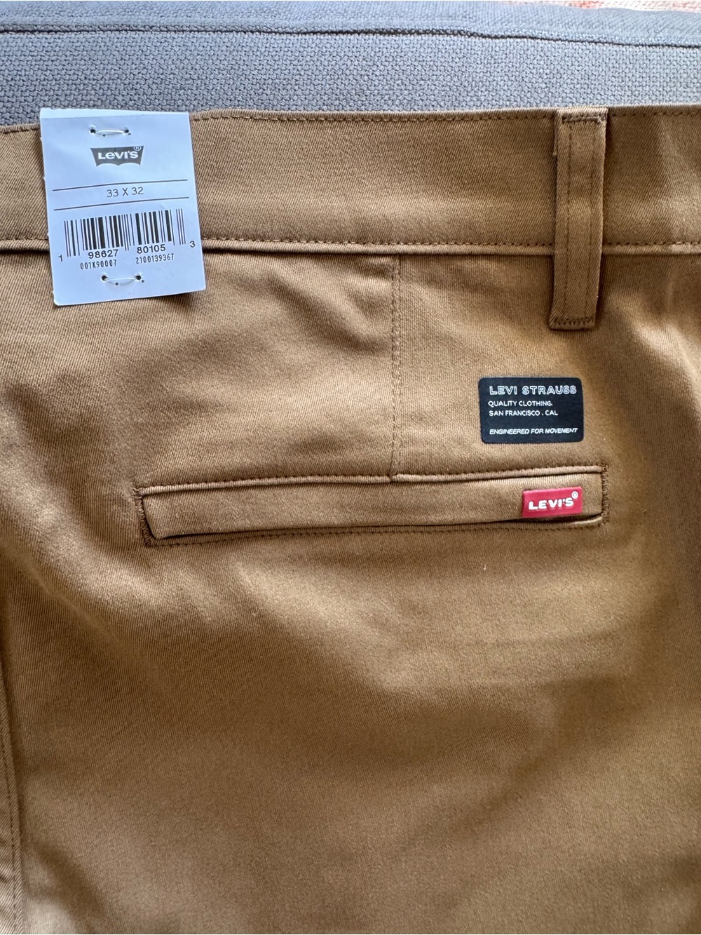 Levi's Men's Tan Tech Chino Pants